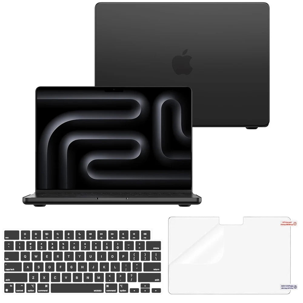 Etui do MacBook Air 13 M5 M4 M3 M2 / Air 15 M5 / Pro 14 16 M5 – matowa obudowa ochronna z powłoką anty-odcisk