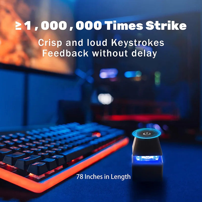 Przełącznik Start/Reset PC z Podświetleniem RGB – Kabel 1,8m