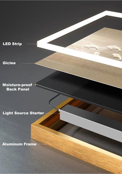 Kinkiet LED Ceramiczny Ginkgo – Nowoczesna Lampa Ścienna do Salonu, Sypialni i Jadalni
