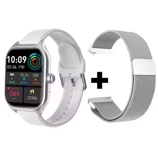 Smartwatch z rozmowami Bluetooth, monitorem zdrowia i ekranem 1.83" – dla niej i dla niego