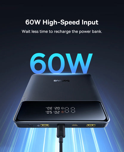 Baseus Power Bank 20000mAh 100W - szybkie ładowanie PD