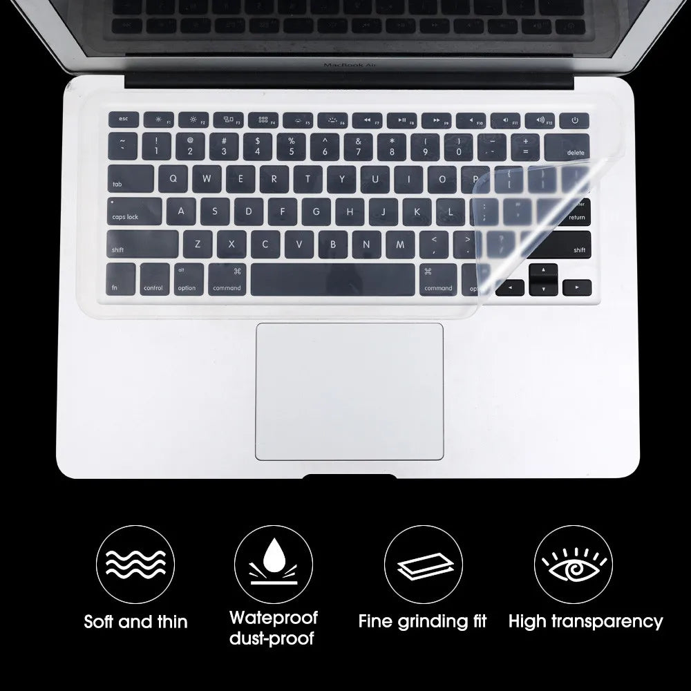 Silikonowa osłona klawiatury laptopa 13-14" i 15-17" - ochrona przed kurzem i wodą