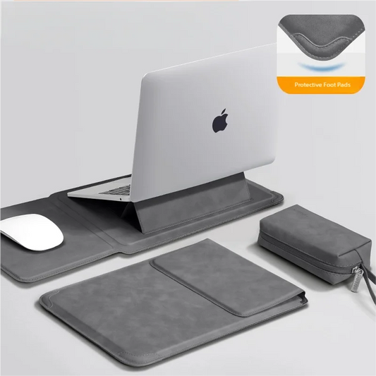 Pokrowiec na laptopa 13 14 15 15.6 16 cali z podstawką – etui do MacBooka, HP, Dell, Huawei