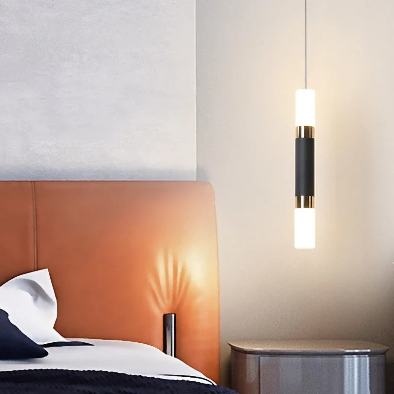 Lampa wisząca LED 6W dwukierunkowa góra-dół | aluminium | salon kuchnia bar