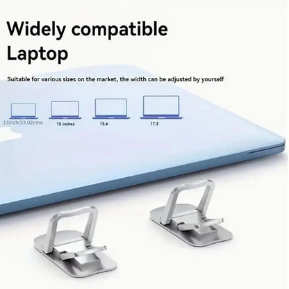 Składana Podstawka pod Laptopa 2szt – Niewidzialna, Samoprzylepna, 2 Kąty Nachylenia