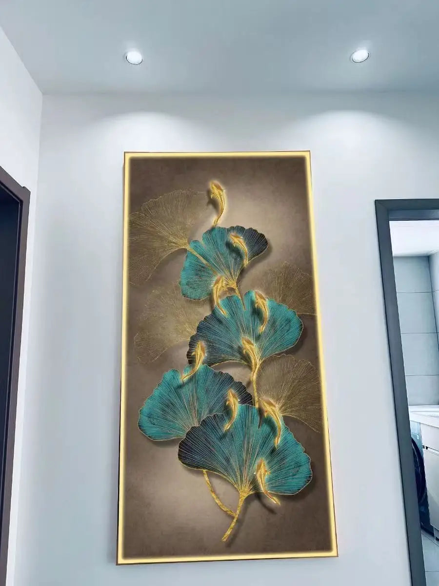 Kinkiet LED Ceramiczny Ginkgo – Nowoczesna Lampa Ścienna do Salonu, Sypialni i Jadalni
