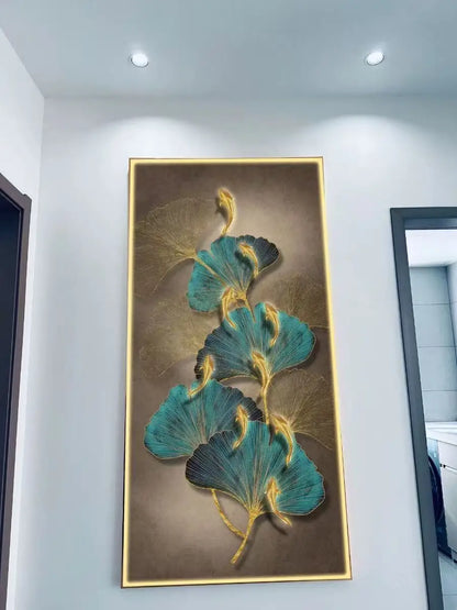 Kinkiet LED Ceramiczny Ginkgo – Nowoczesna Lampa Ścienna do Salonu, Sypialni i Jadalni