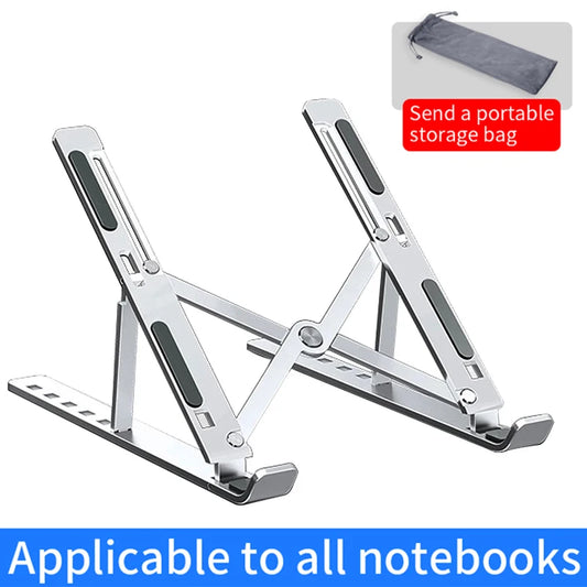 Aluminiowa Składana Podstawka pod Laptopa – Regulowana, Antypoślizgowa