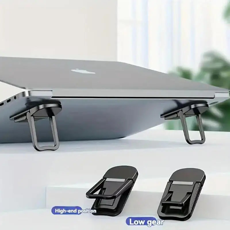 Składana Podstawka pod Laptopa 2szt – Niewidzialna, Samoprzylepna, 2 Kąty Nachylenia