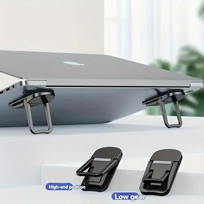 Składana Podstawka pod Laptopa 2szt – Niewidzialna, Samoprzylepna, 2 Kąty Nachylenia