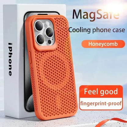 Chłodzące Etui do iPhone z MagSafe – Oddychające, Matowe, Antyodciskowe