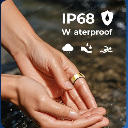 Smartring R09 – Pierścień Smart z Etui | Tętno, SpO2, Temperatura | 5ATM | Android iOS