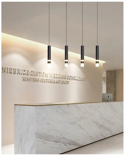 Lampa wisząca LED 6W dwukierunkowa góra-dół | aluminium | salon kuchnia bar