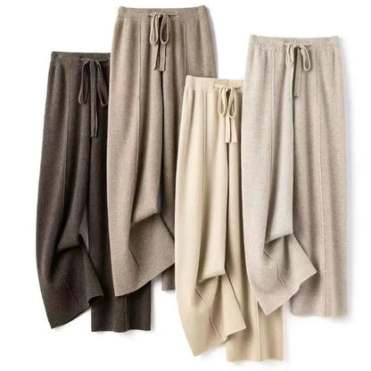 Czarne Spodnie Dresowe Damskie Wide Leg Wysoki Stan – Retro HipHop Korean