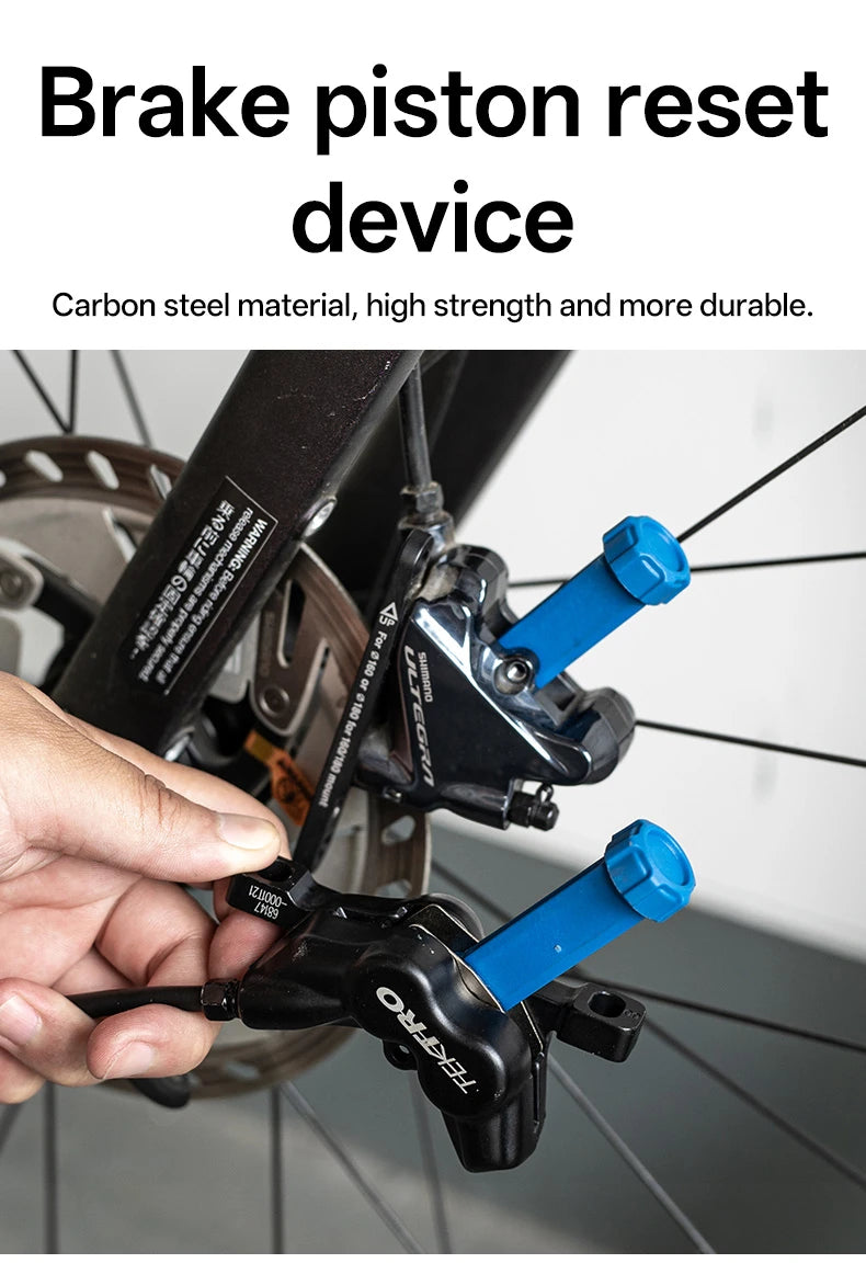 Portable Bicycle Brake Pad Spreader Tool 360° Rotatable Bike Oil Disc Piston Reset Hydraulic Brake Caliper Piston Extension