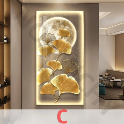 Kinkiet LED Ceramiczny Ginkgo – Nowoczesna Lampa Ścienna do Salonu, Sypialni i Jadalni