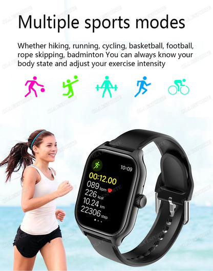 Smartwatch z rozmowami Bluetooth, monitorem zdrowia i ekranem 1.83" – dla niej i dla niego