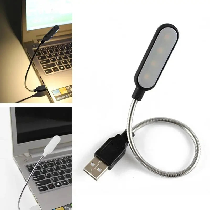 Lampka USB do laptopa LED – elastyczna lampka do czytania i klawiatury