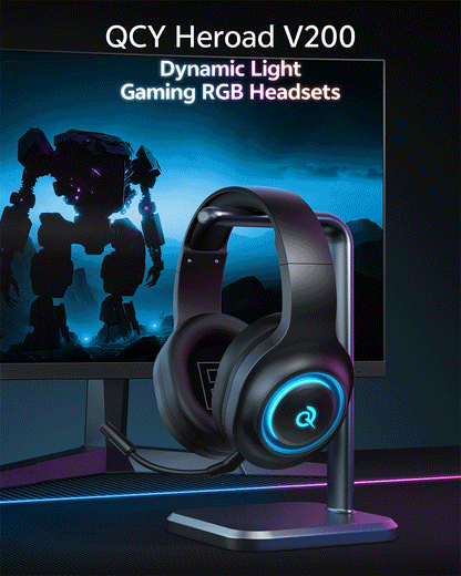 Słuchawki Bluetooth QCY Heroad V200 - 50mm Driver