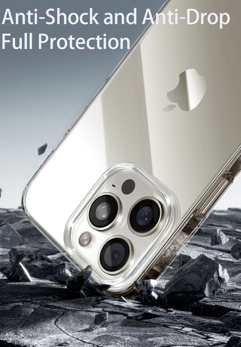Przezroczyste etui silikonowe iPhone 16 15 14 13 12 11 Pro Max XR XS