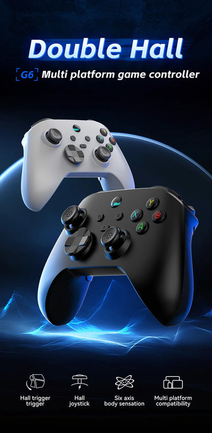 Kontroler G6 Bezprzewodowy do Gier Mobilnych z Hall Trigger i Hall Joystick | Switch / PC / Android / iOS