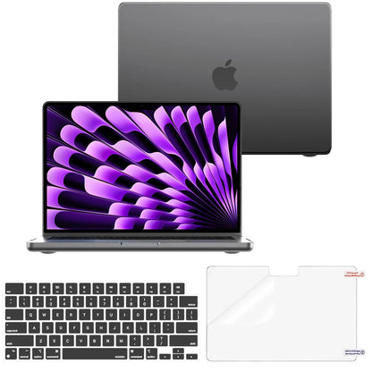 Etui do MacBook Air 13 M5 M4 M3 M2 / Air 15 M5 / Pro 14 16 M5 – matowa obudowa ochronna z powłoką anty-odcisk
