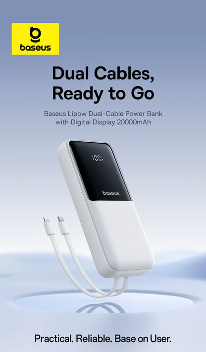 Powerbank 20000mAh PD 22.5W szybkie ładowanie