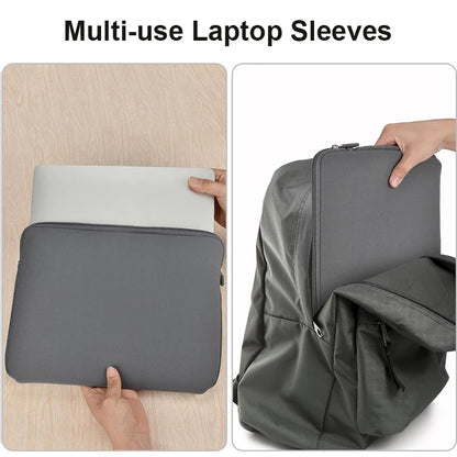 Etui na laptopa 13 14 15 15.6 cali - pokrowiec do MacBook Lenovo Dell - bawełniana torba z suwakiem