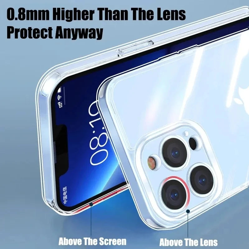 Przezroczyste etui silikonowe TPU do iPhone – ochrona bez kompromisów