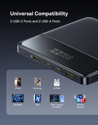 Baseus Power Bank 20000mAh 100W - szybkie ładowanie PD