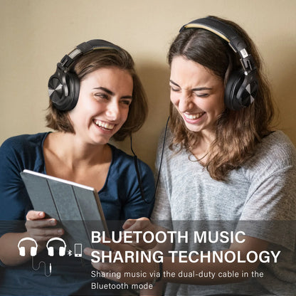 Słuchawki Bluetooth OneOdio Fusion A70 — Hi-Res Audio, 72H, Studio & DJ