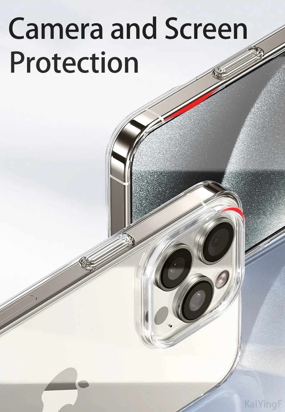 Przezroczyste etui silikonowe iPhone 16 15 14 13 12 11 Pro Max XR XS