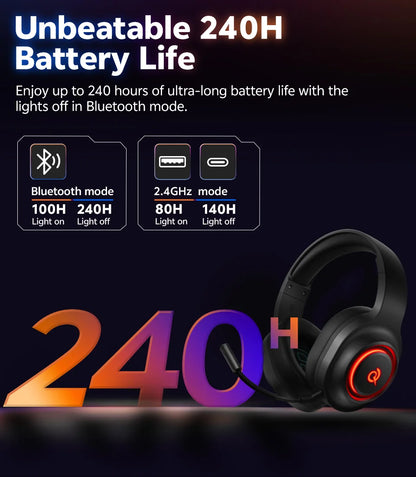 Słuchawki Bluetooth QCY Heroad V200 - 50mm Driver