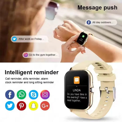 Smartwatch z rozmowami Bluetooth, monitorem zdrowia i GPS – ekran 2,01"