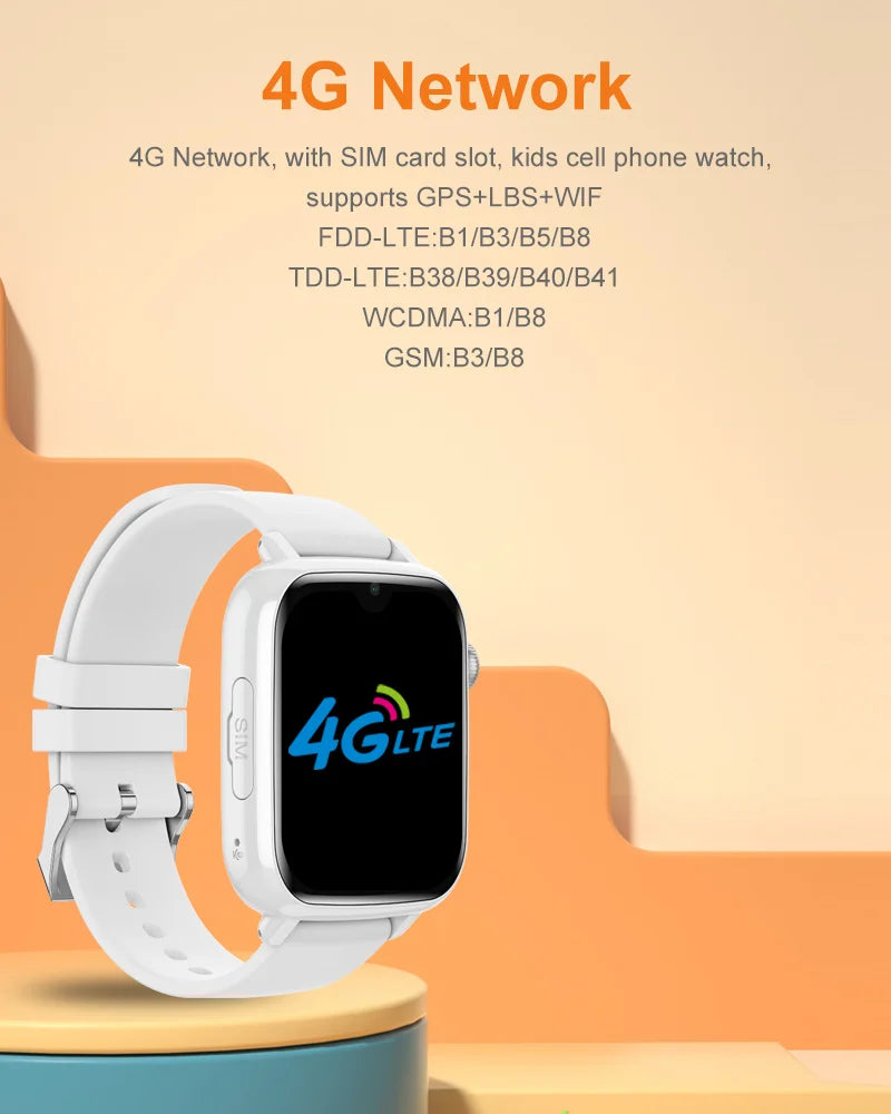 Smartwatch dla dzieci 4G GPS WiFi wideorozmowy SOS KGG