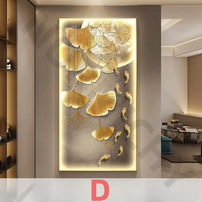 Kinkiet LED Ceramiczny Ginkgo – Nowoczesna Lampa Ścienna do Salonu, Sypialni i Jadalni