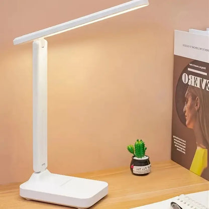 Składana Lampka Biurkowa LED USB z Dotykowym Ściemniaczem – Ochrona Oczu