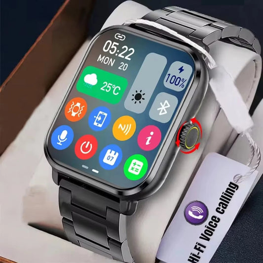 Smartwatch z rozmowami Bluetooth, monitorem zdrowia i ekranem 1.83" – dla niej i dla niego
