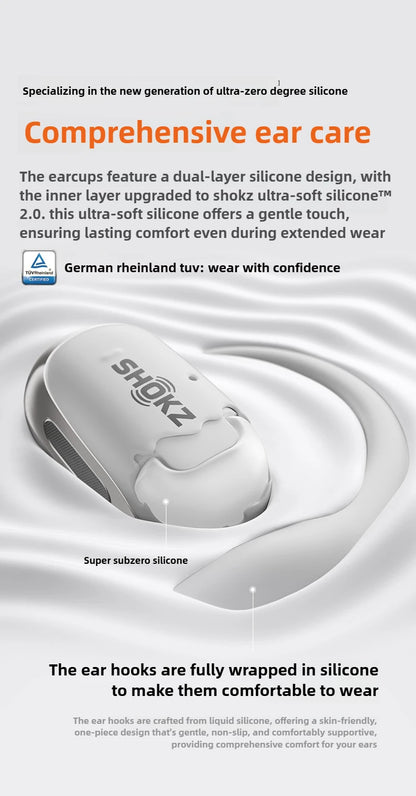 Shokz OpenFit 2+ słuchawki open-ear z Dolby Audio