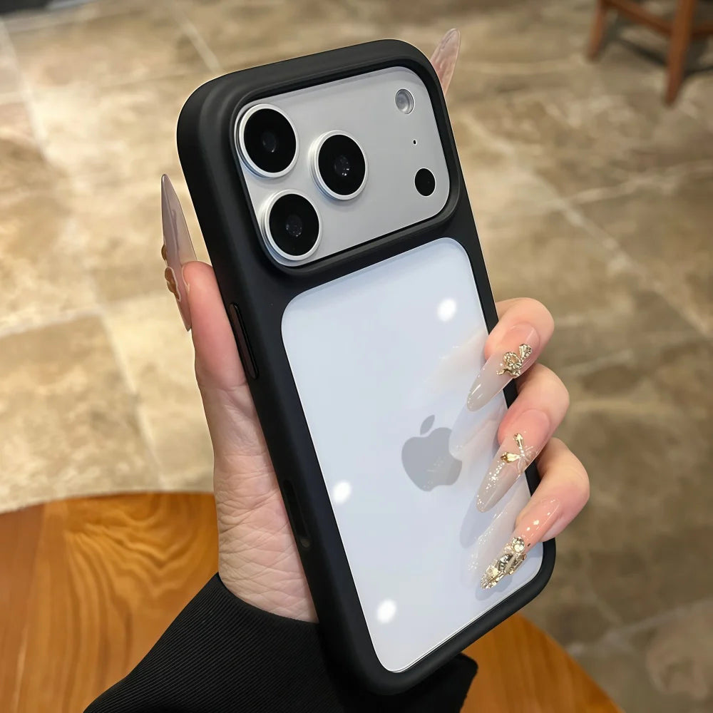 Etui do iPhone 17 Pro Max / 17 Pro / 17 Air – przezroczyste, wzmocnione, z ochroną aparatu