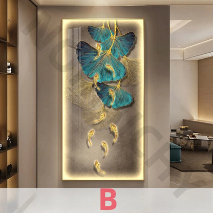 Kinkiet LED Ceramiczny Ginkgo – Nowoczesna Lampa Ścienna do Salonu, Sypialni i Jadalni