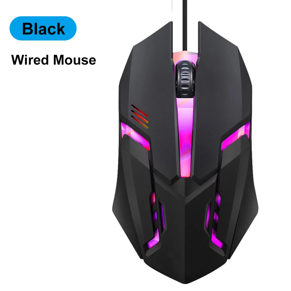 Mysz Bezprzewodowa Gaming Dual-Mode Bluetooth 5.2 + 2.4G RGB 6 Przycisków DPI 800/1200/1600 USB-C