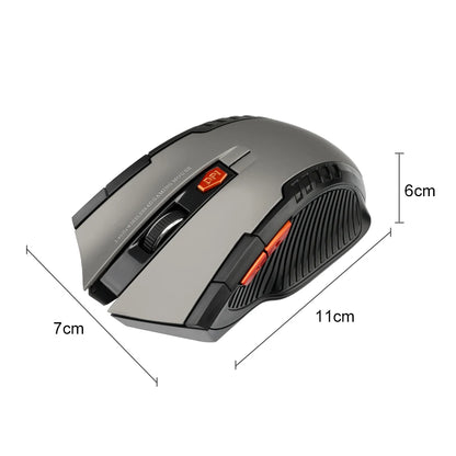 Mysz bezprzewodowa 2.4G 1600DPI 6 przycisków USB do PC i laptopa