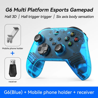 Kontroler G6 Bezprzewodowy do Gier Mobilnych z Hall Trigger i Hall Joystick | Switch / PC / Android / iOS