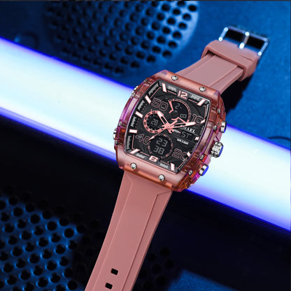 Smartwatch SMAEL 8109 – Dual Display, LED, Wodoszczelny 5ATM, Stoper i Alarm
