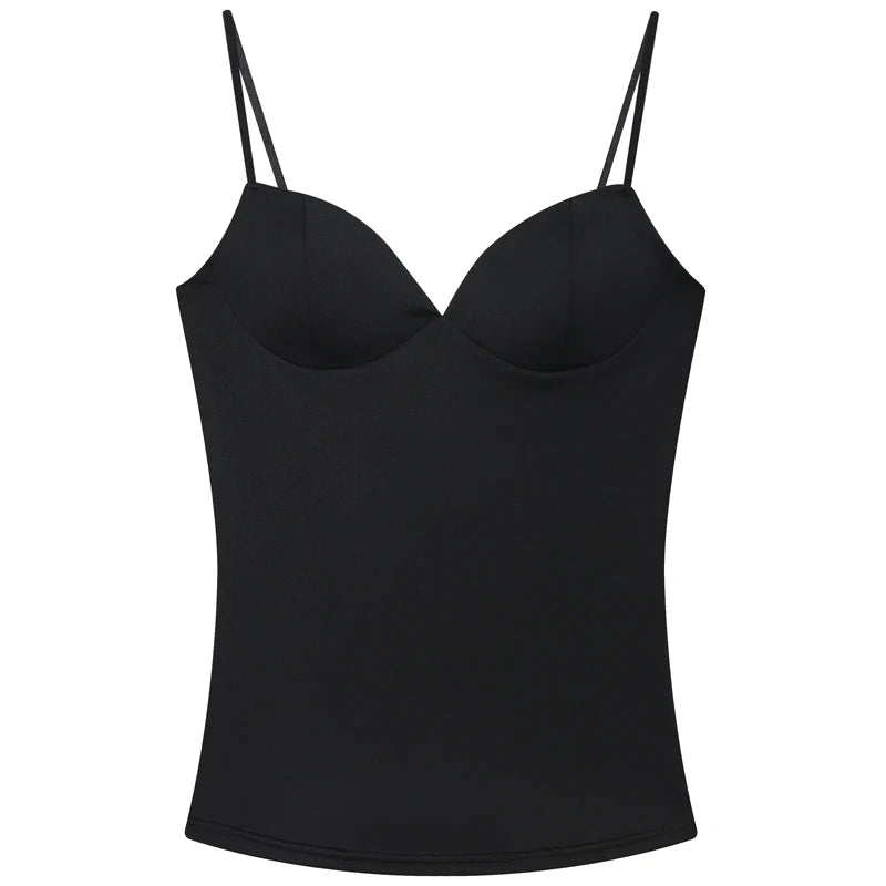 Bordowy Top Gorsetowy Damski Bustier – Elegancki Camisole z Odkrytymi Plecami