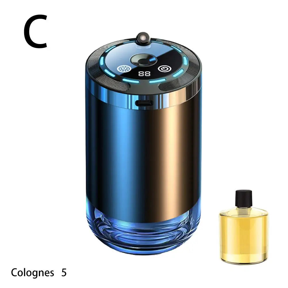 Nawilżacz Aromatyczny do Samochodu 5 Trybów Dyfuzor USB Odświeżacz Powietrza 50ml