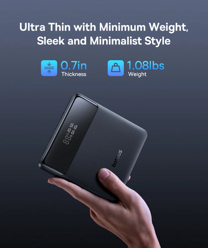 Baseus Power Bank 20000mAh 100W - szybkie ładowanie PD