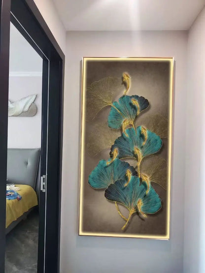 Kinkiet LED Ceramiczny Ginkgo – Nowoczesna Lampa Ścienna do Salonu, Sypialni i Jadalni