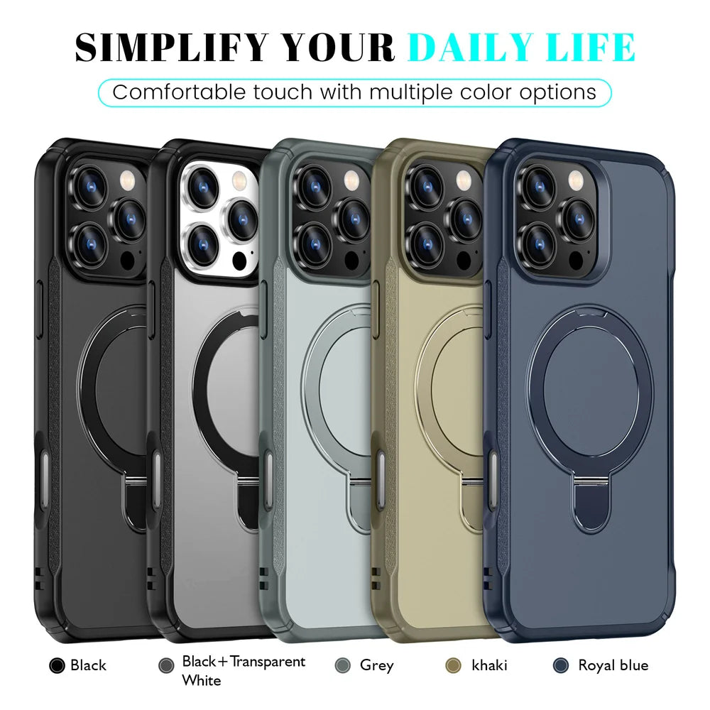 Etui do iPhone z podstawką MagSafe – magnetyczne, składane, ochrona 360°